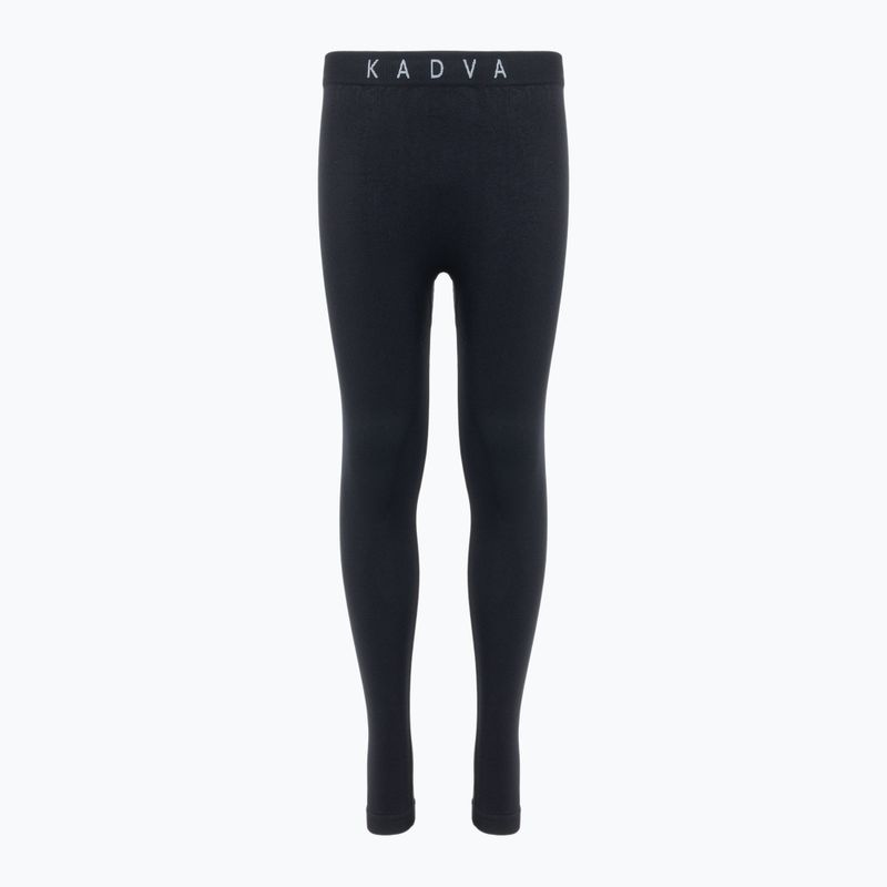 Set de lenjerie termică pentru copii KADVA Tyros Set Jr fără cusături negru 11