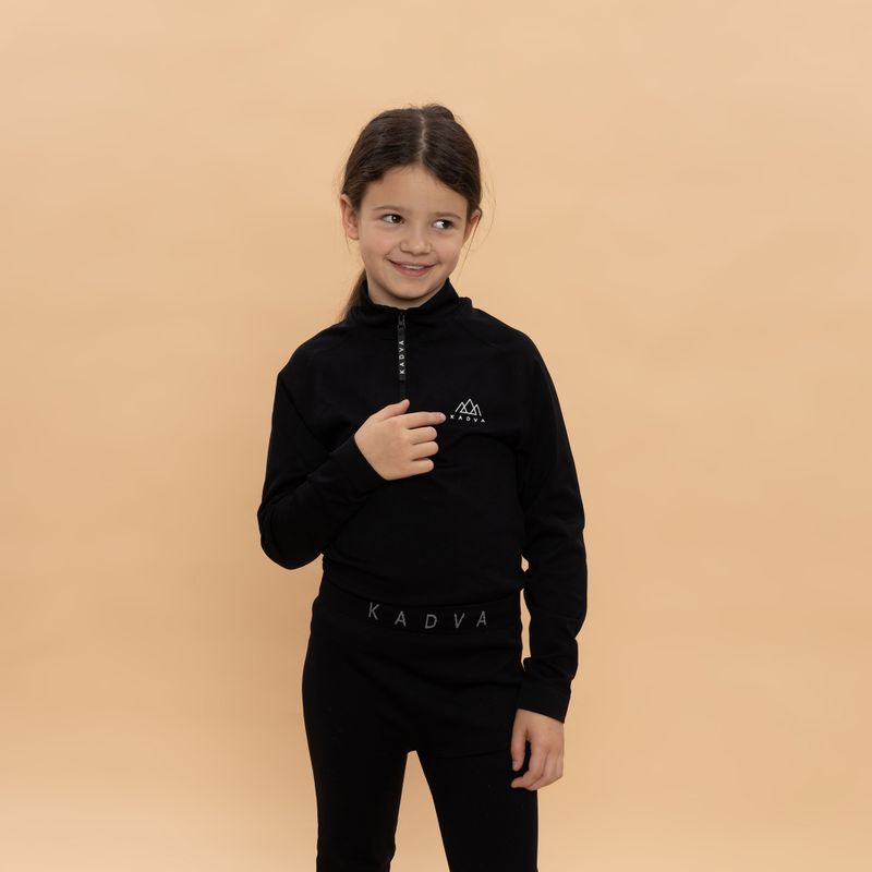 Set de lenjerie termoactivă pentru copii KADVA Tyros Set Jr negru 6