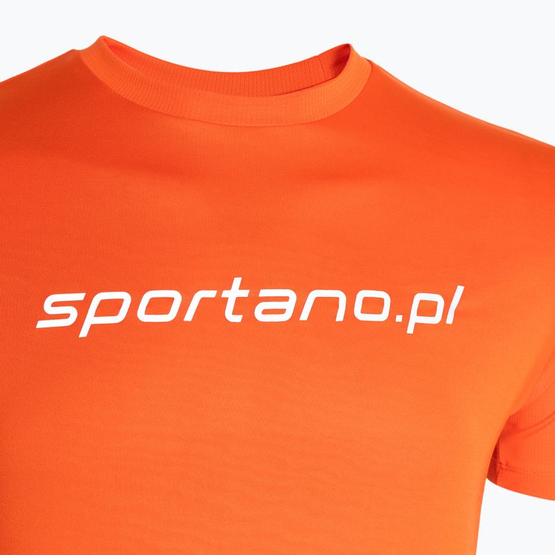 Tricou de alergare pentru bărbați SPORTANO Active Men portocaliu 3