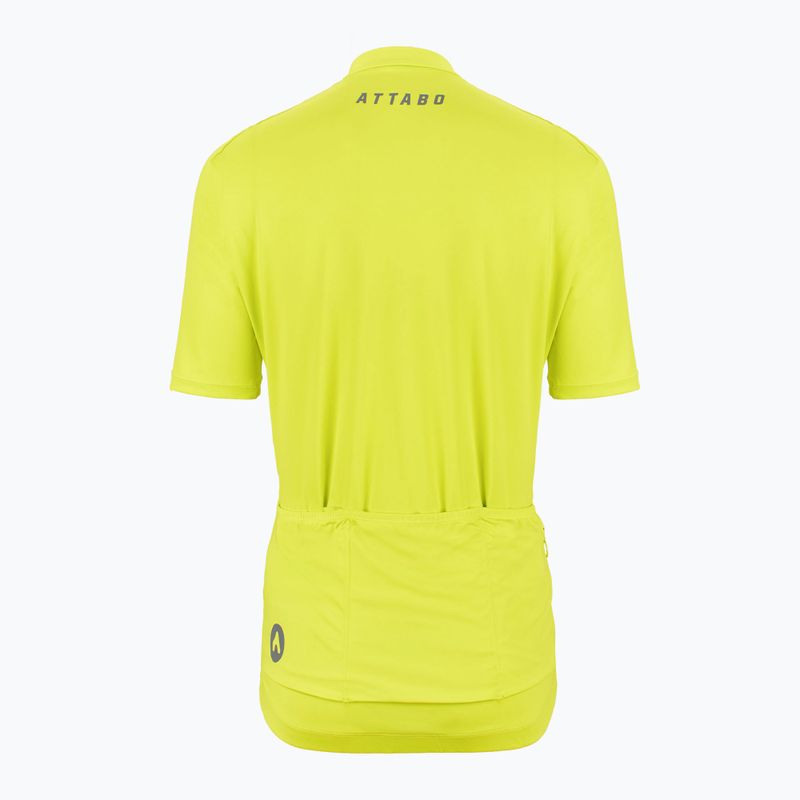 Tricou de ciclism pentru bărbați ATTABO Setvi verde 2