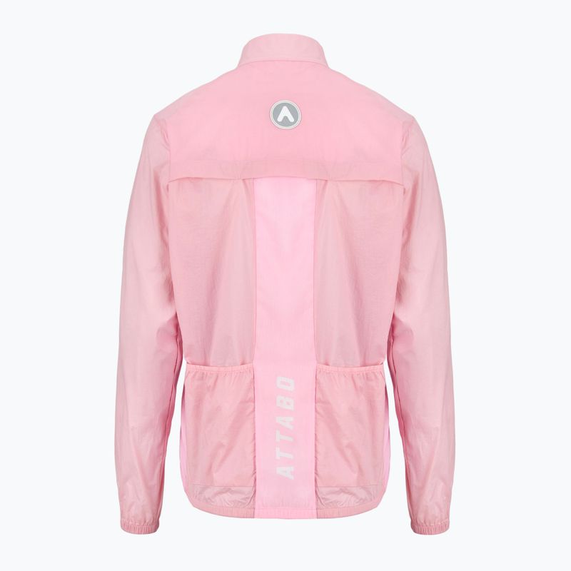 Geacă de ciclism pentru femei ATTABO Cahayo Jacket Windproof różowy 2