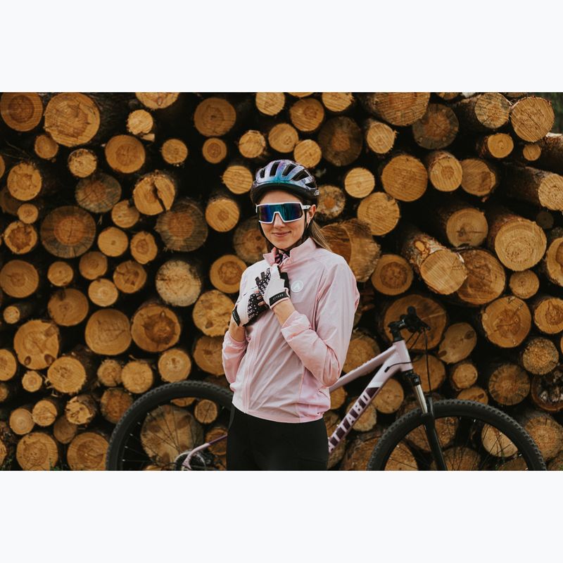 Geacă de ciclism pentru femei ATTABO Cahayo Jacket Windproof różowy 8