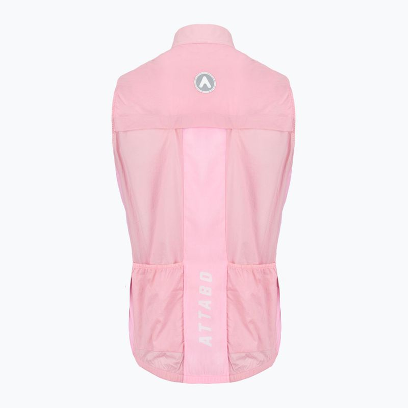 Vestă de ciclism pentru femei ATTABO Cahayo Vest Windproof różowy 2
