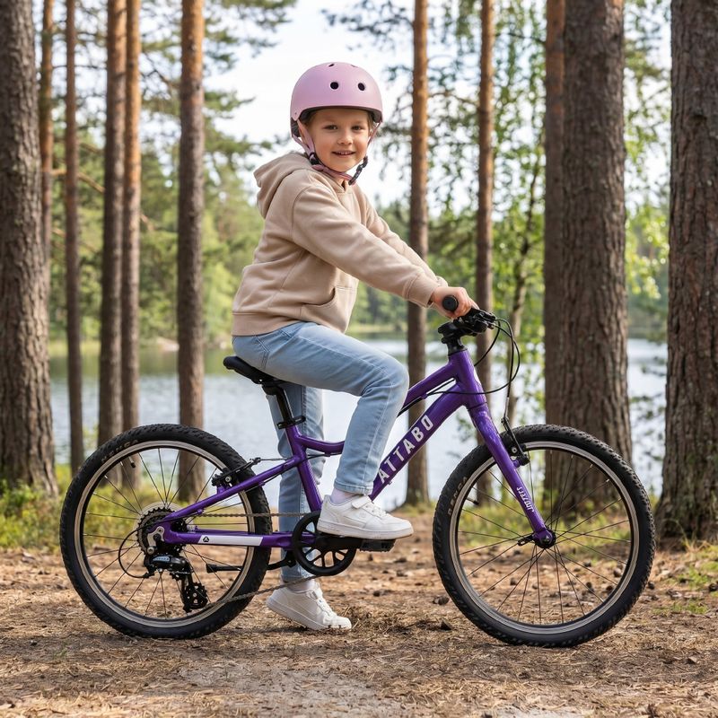 Bicicleta pentru copii ATTABO EASE 20" violet 4