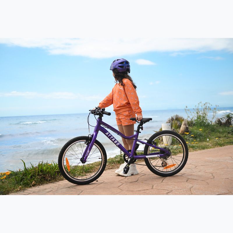 Bicicleta pentru copii ATTABO EASE 20" violet 6