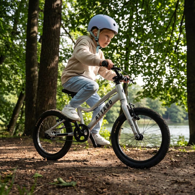 Bicicleta pentru copii ATTABO EASE 16" B argintiu 5