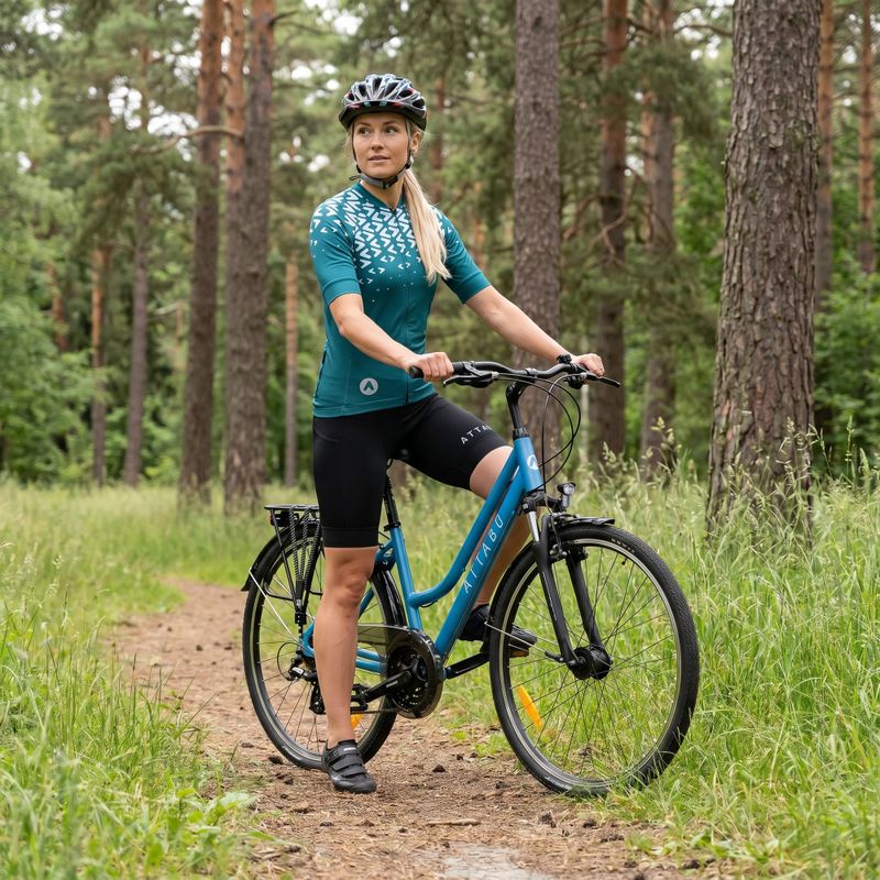 Bicicletă de trekking pentru femei ATTABO Trekking 17" albastră 5