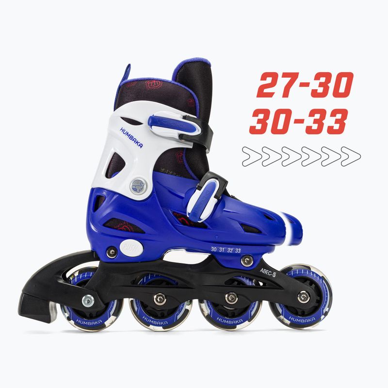 Role pentru copii HUMBAKA Starjet LED 3w1 niebieski 2