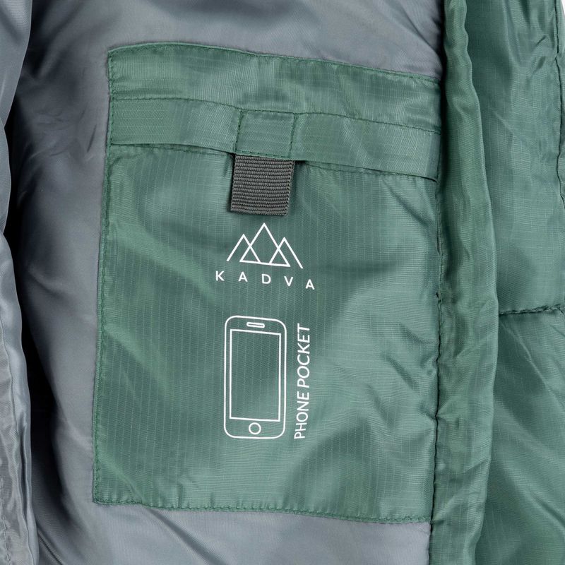 Sac de dormit KADVA Mumio R drept verde 15