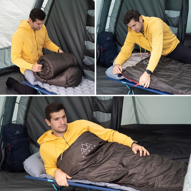 Sac de dormit KADVA Mumio R dreapta negru 5