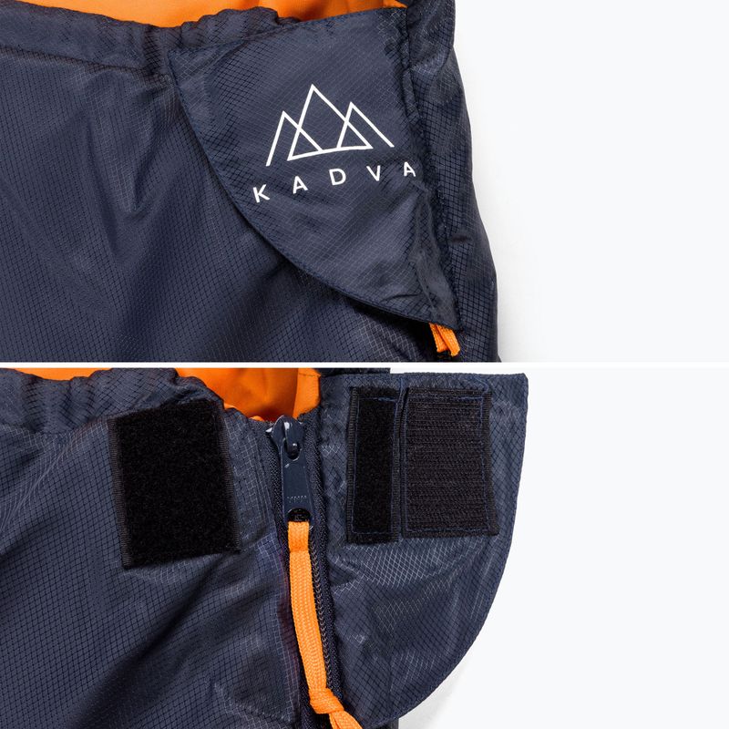 KADVA Light 1000 L sac de dormit stânga gri 11