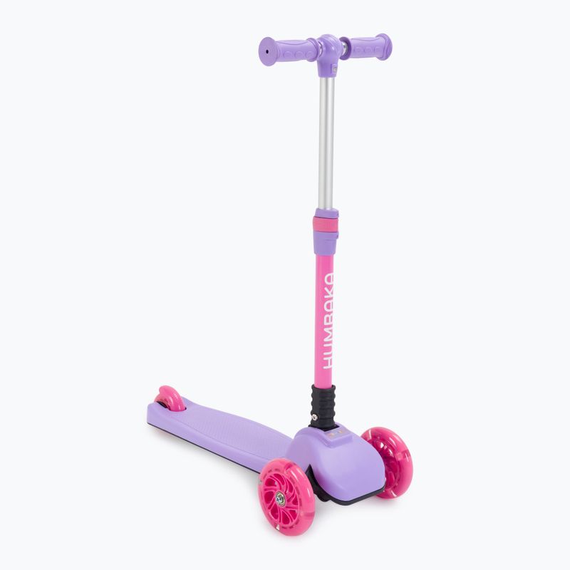 Trotinetă cu 3 roți pentru copii HUMBAKA Starshine LED violet 3