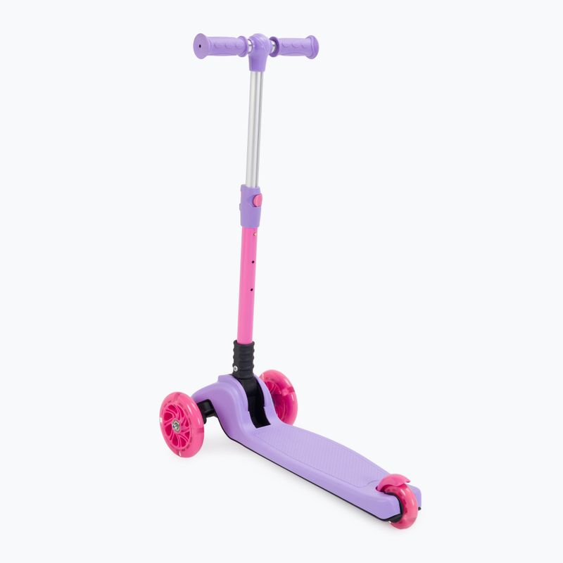 Trotinetă cu 3 roți pentru copii HUMBAKA Starshine LED violet 7