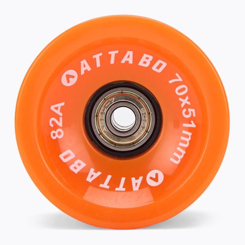 Roți pentru longboard ATTABO Longboard Wheels 70x51 mm 4 buc. portocaliu