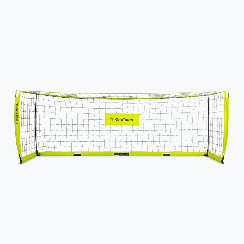 Poartă de fotbal OneTeam Flex Square 300 x 100 cm verde 2