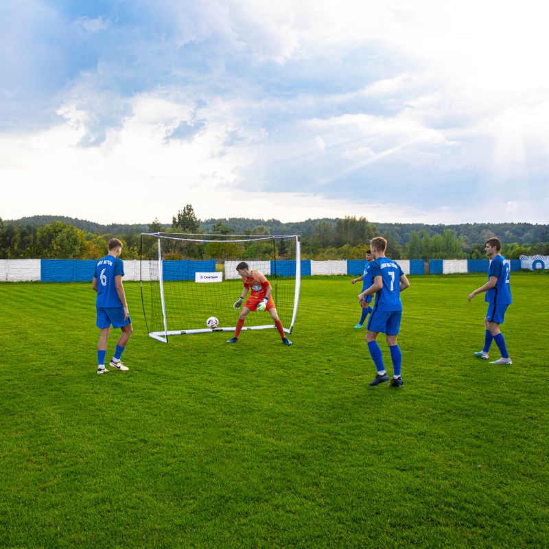 Poartă de fotbal OneTeam Flex Square 300 x 200 cm albă 7