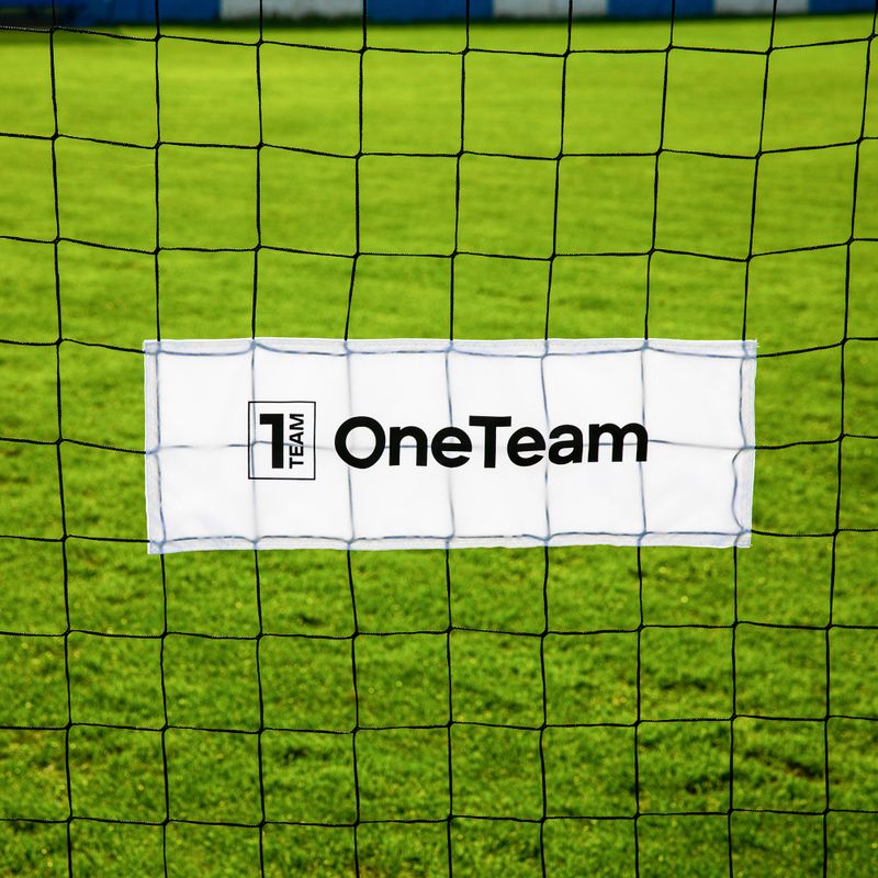 Poartă de fotbal OneTeam Flex Square 300 x 100 cm albă 7