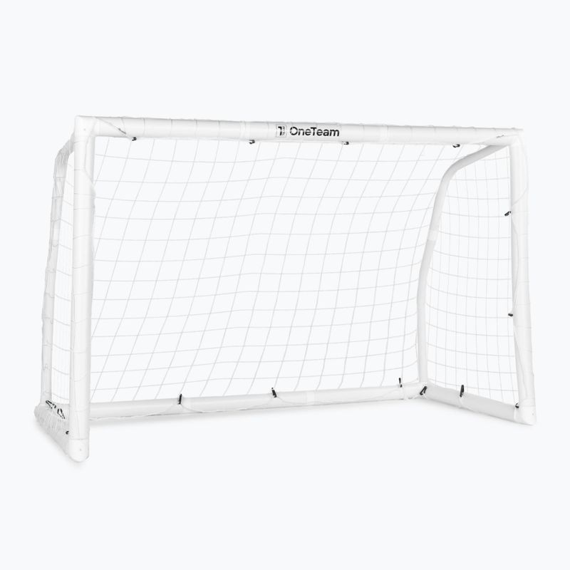 Poartă de fotbal OneTeam PVC 182 x 120 cm albă