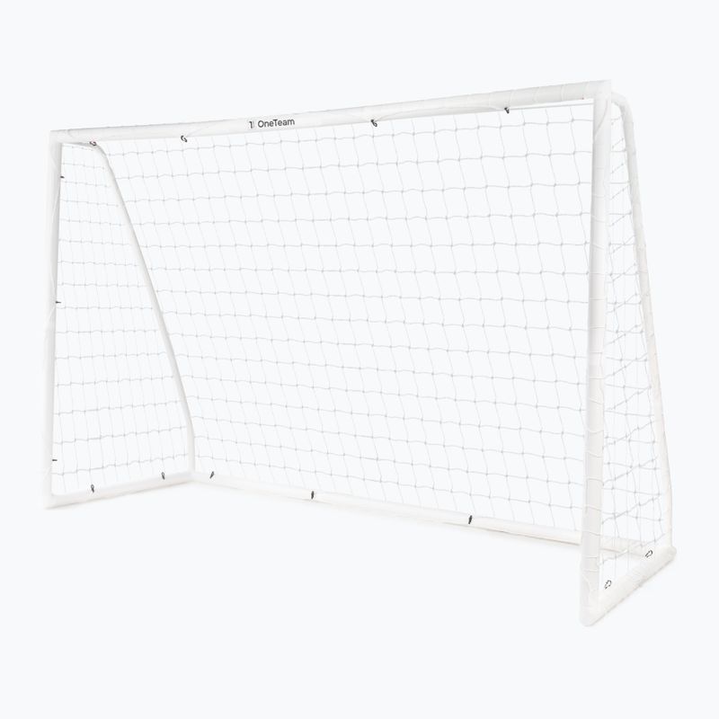 Poartă de fotbal OneTeam PVC 300 x 200 cm albă 3