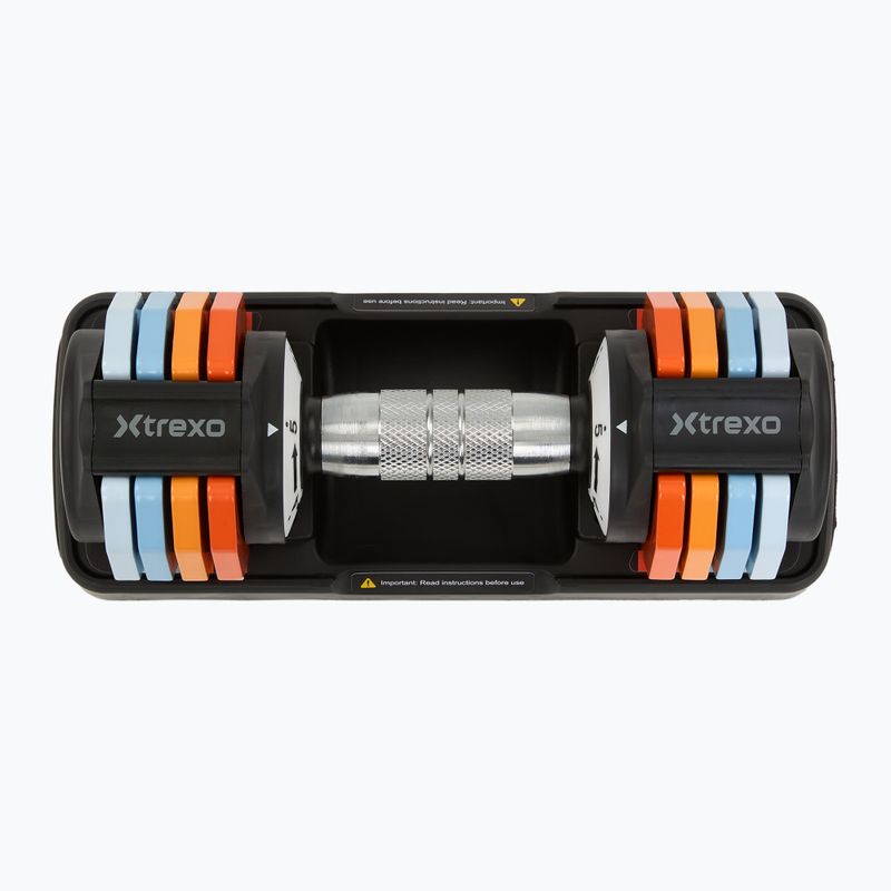 Set de haltere reglabile XTREXO 2 x 5 kg multicolor 3