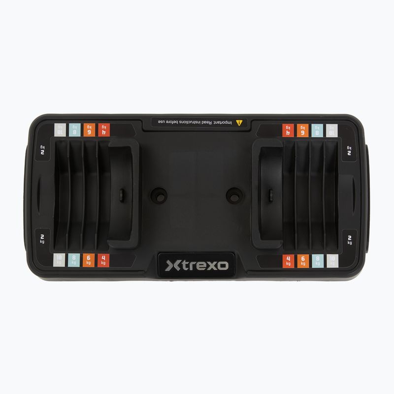 Set de haltere reglabile XTREXO 2 x 10 kg multicolor 7