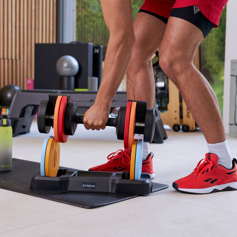 Halteră reglabilă XTREXO 25 kg multicolor 9