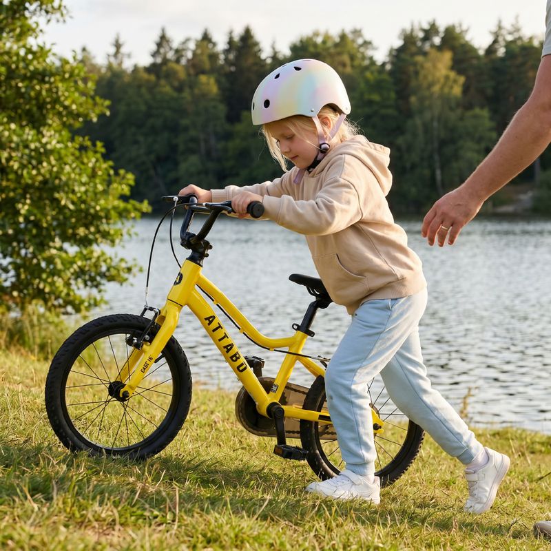 Bicicletă pentru copii  ATTABO EASE 16" 7,3 kg galben 3