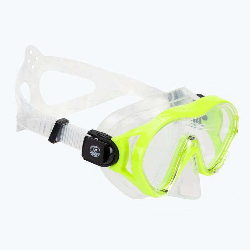 Set de snorkeling pentru copii AQUASTIC Minke mască + tub verde 2