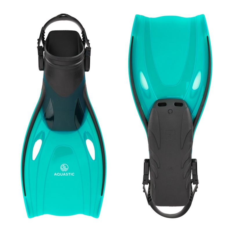 Labe de snorkeling AQUASTIC Jetty albastru 6