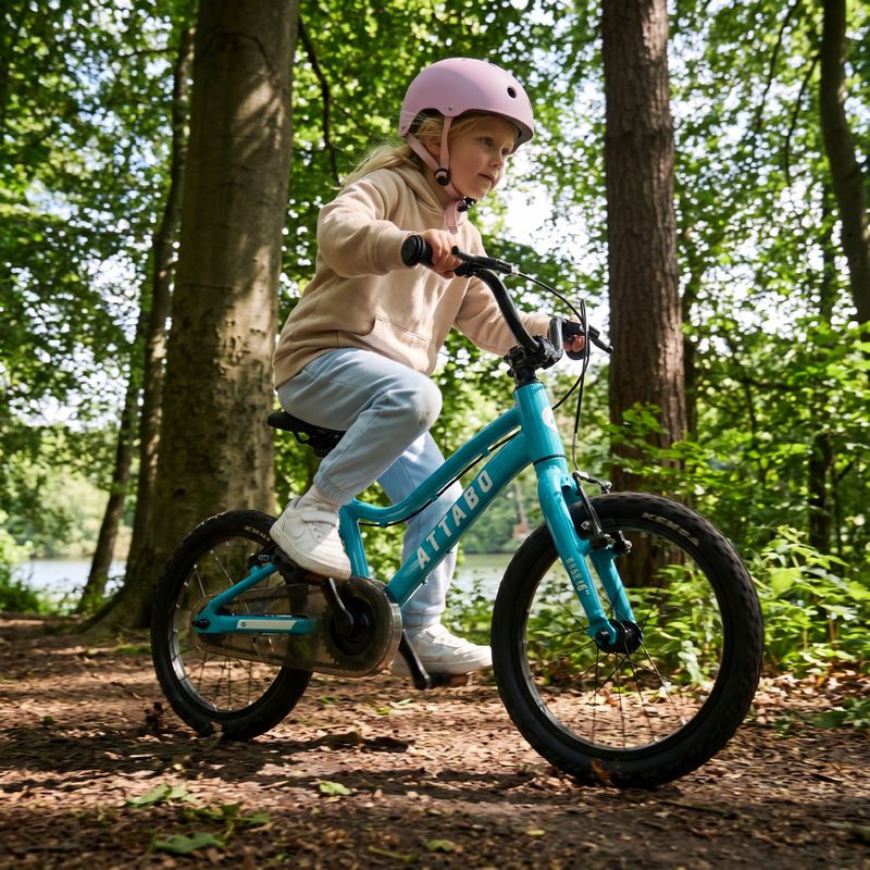 Bicicletă pentru copii ATTABO EASE 16" 7,3 kg turcoaz 4