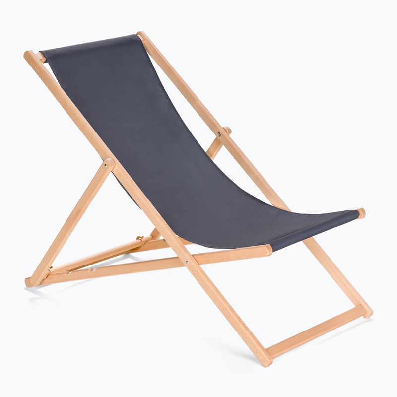 Șezlong de grădină reglabil Kadva LSR01310 gri KSB001