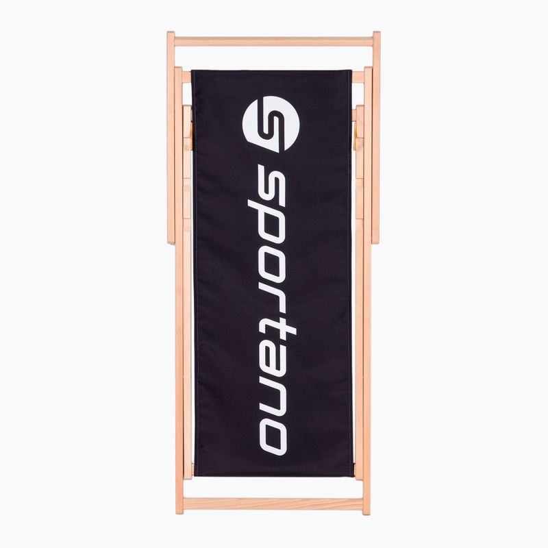 Șezlong de grădină reglabil Sportano LSR01310 negru SSB001 2