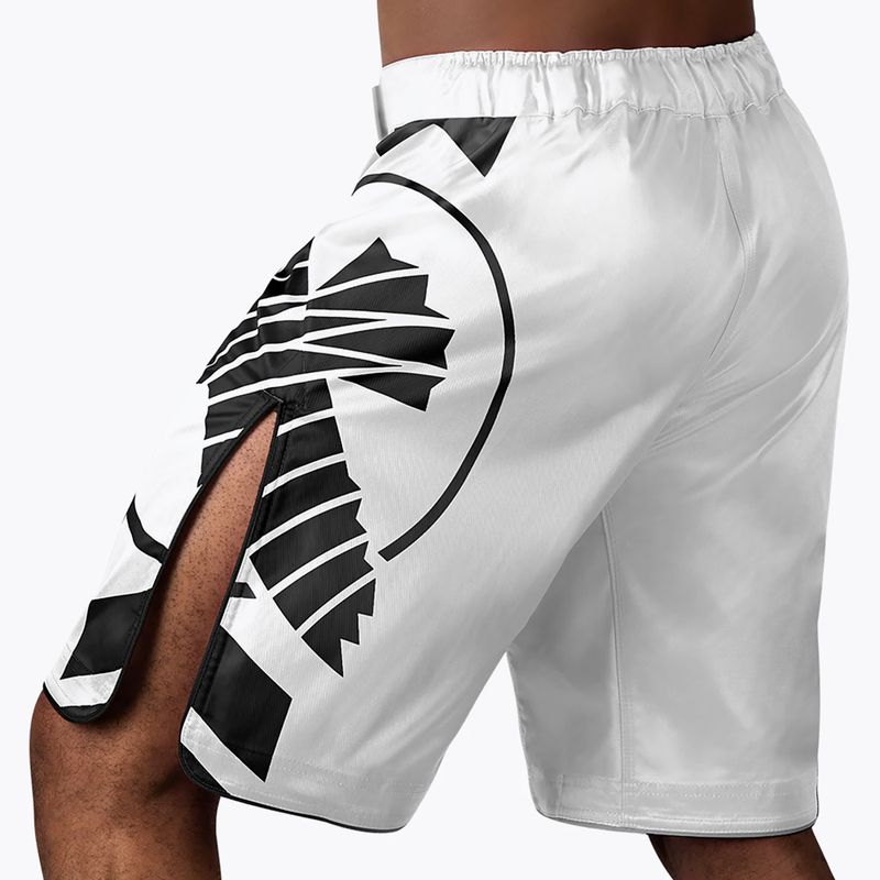 Hayabusa Icon Icon Fight pantaloni scurți de antrenament alb ICFS-WH-M 3