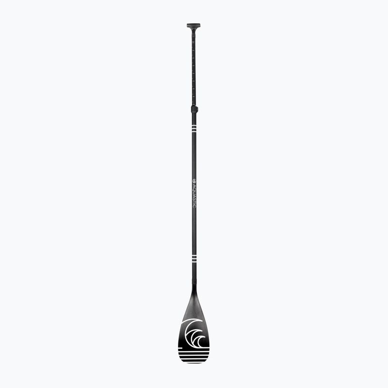 SUP 2 piese de vâslă AQUASTIC 170-220 cm negru AQS-SPD003