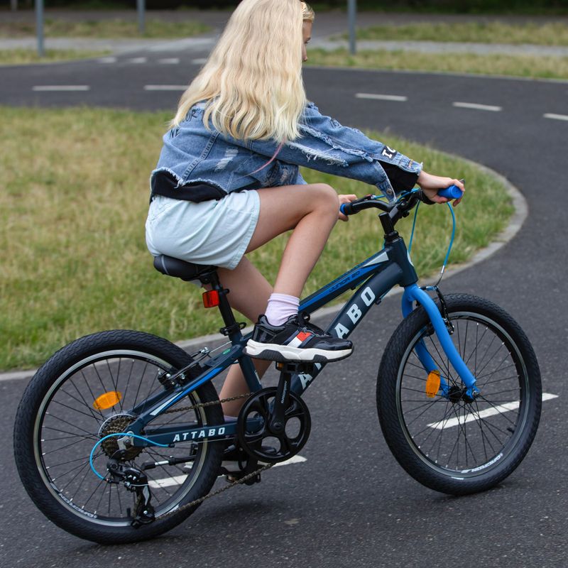 Bicicleta pentru copii ATTABO Junior 20 albastru AKB-20B 5