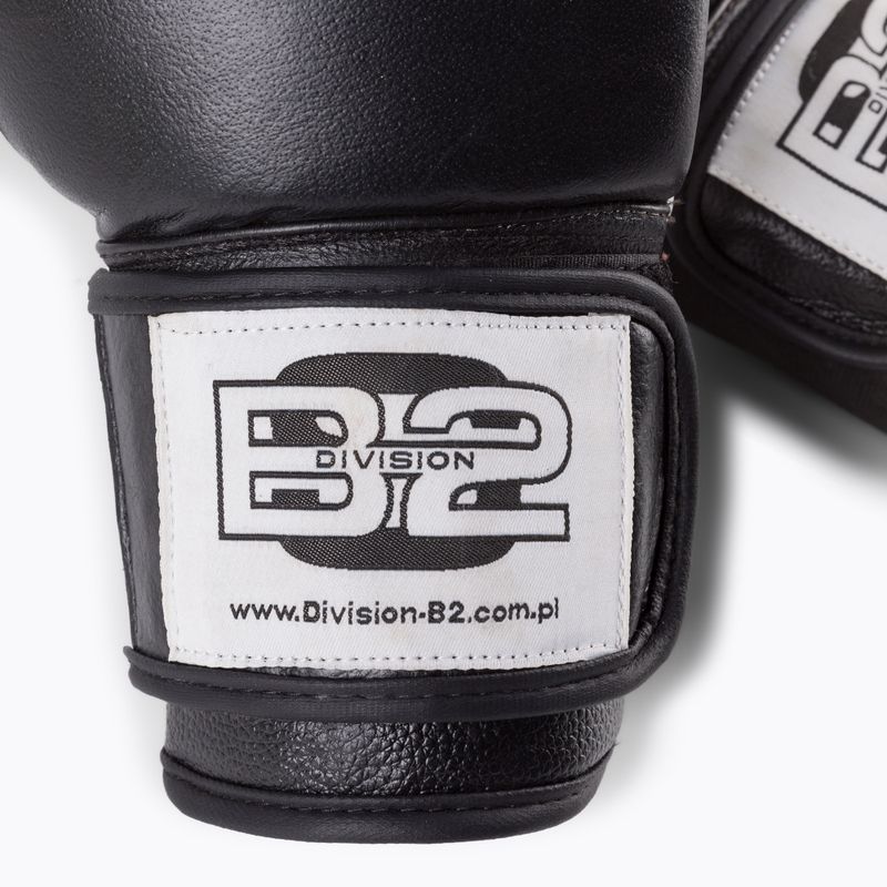 Mănușă de box Divizia B-2 alb/negru DIV-SG01 4