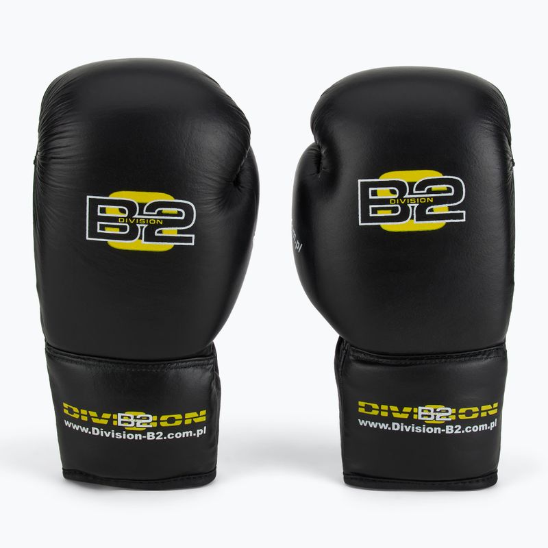 Mănuși de box DIVISION B-2 DIV-PFG1500 Pro 3-Layer Foam black 2