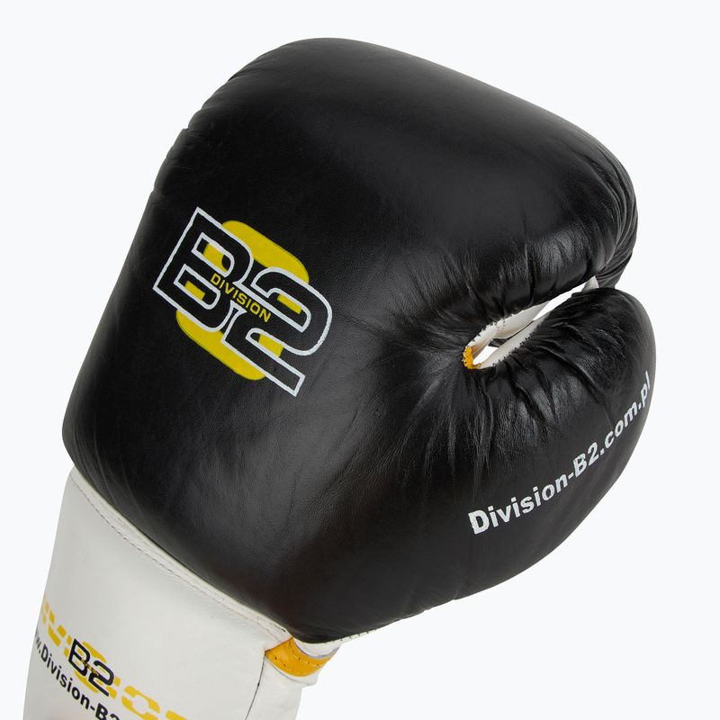 Mănuși de box  DIVISION B-2 DIV-PFG1500 Pro 3-Layer Foam black/white 5
