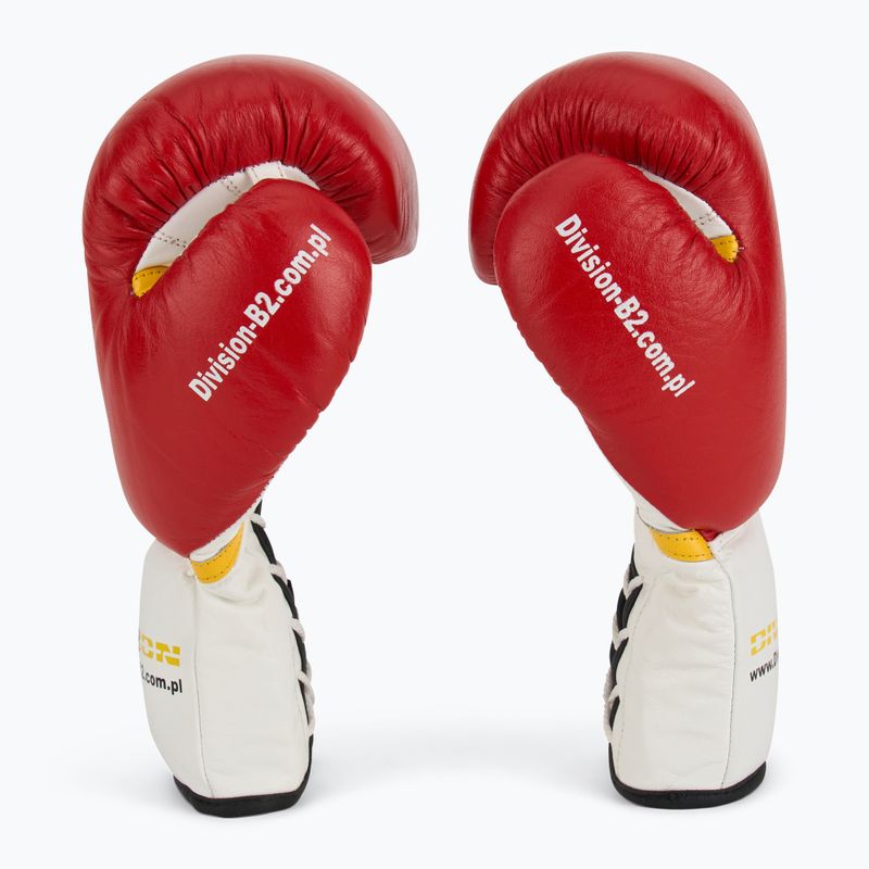Mănuși de box  DIVISION B-2 DIV-PFG1500 Pro 3-Layer Foam red/white 4