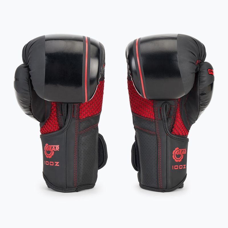Mănuși de box  DIVISION B-2 Pro Carbon black/red 3