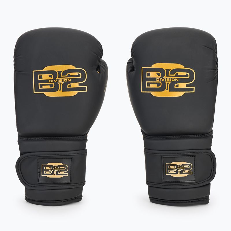 Mănuși de box DIVISION B-2 Pro Carbon black/gold 2