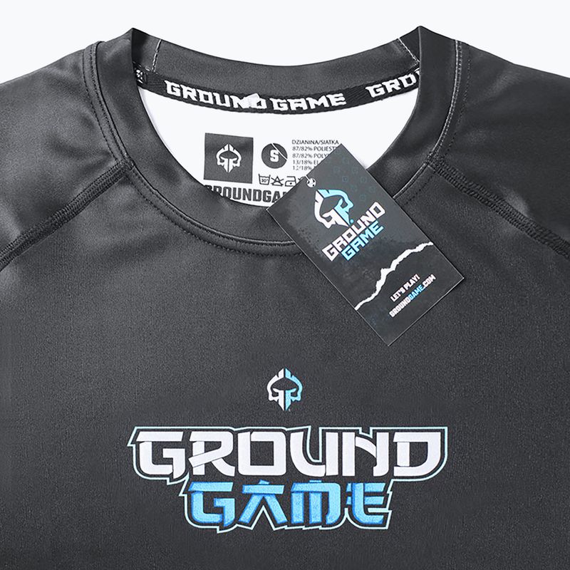 Jachetă pentru bărbați Ground Game Yokai 3.0 Rashguard negru 22RASHYOK3SS 4