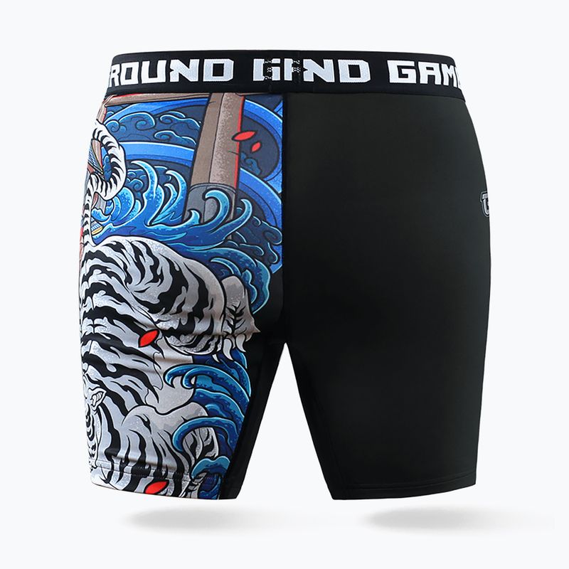 Pantaloni scurți de antrenament pentru bărbați Ground Game Vale Tudo Yokai 3.0 negru/multicolor 2