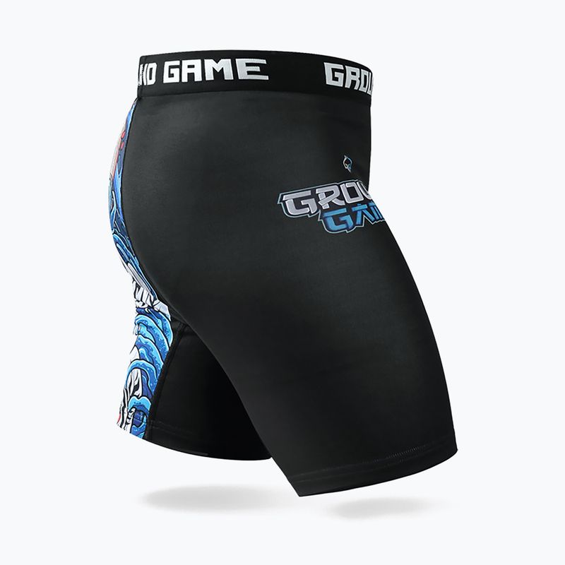 Pantaloni scurți de antrenament pentru bărbați Ground Game Vale Tudo Yokai 3.0 negru/multicolor 4