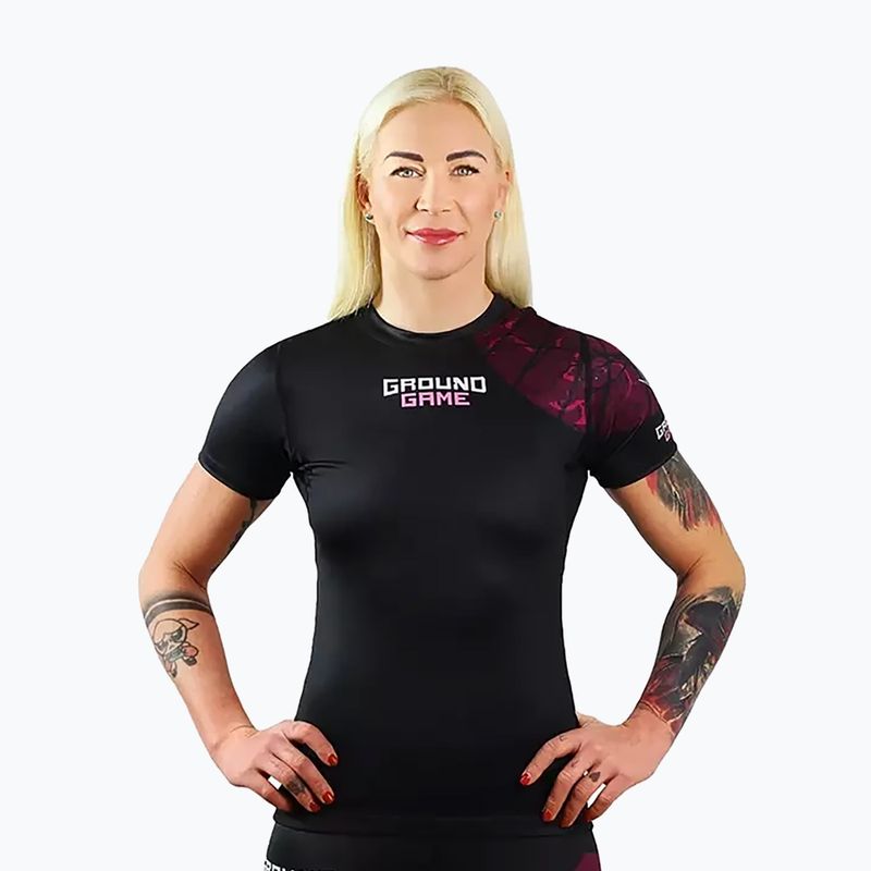 Rashguard pentru femei Ground Game Tsuru Warrior multicolor