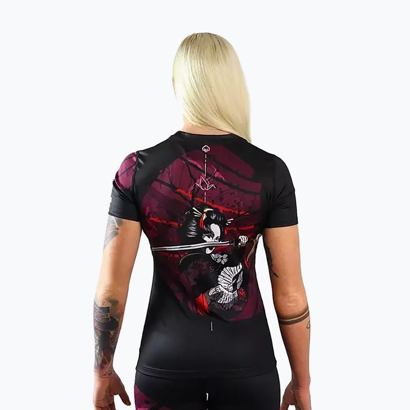 Rashguard pentru femei Ground Game Tsuru Warrior multicolor 2