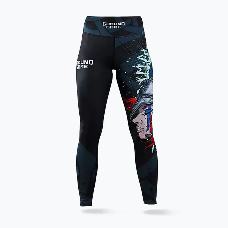 Colanți de antrenament pentru femei Ground Game Valkyria multicolor