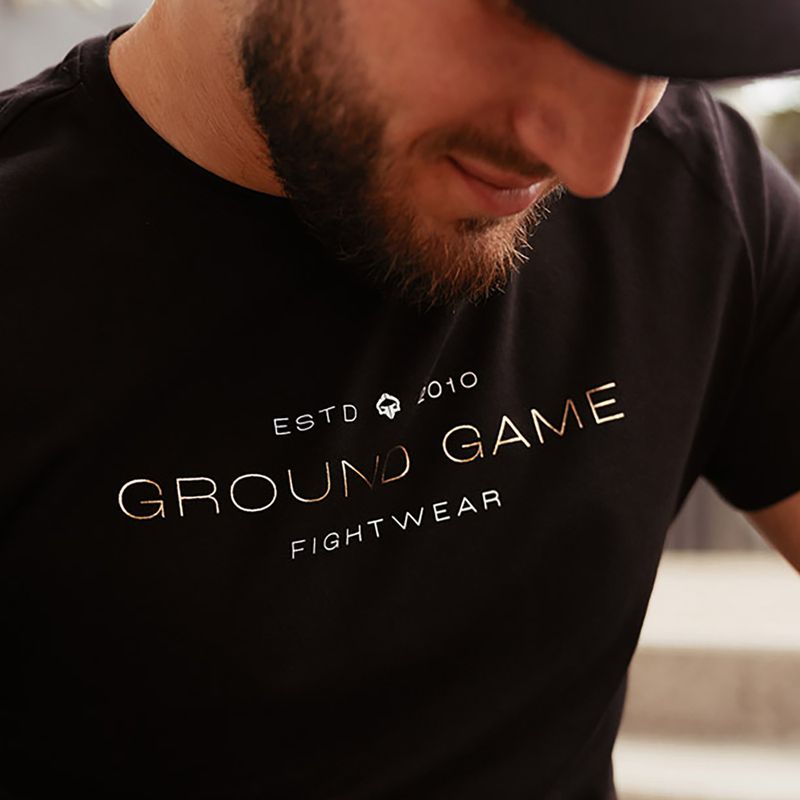 Tricou pentru bărbați Ground Game Gold Typo 4