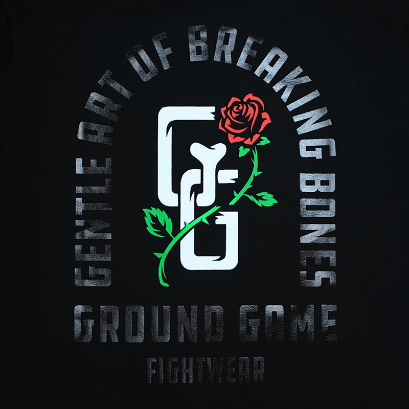 Tricou Ground Game Rose pentru bărbați negru