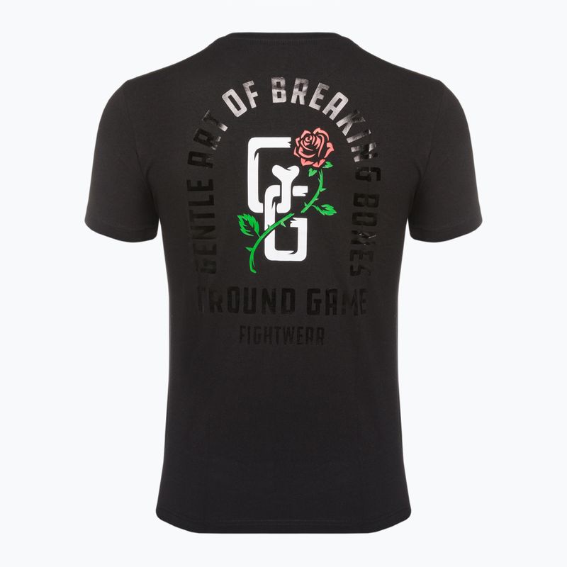 Tricou Ground Game Rose pentru bărbați negru